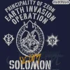 Principality of Zeon Solomon Zip-Parka Navy L