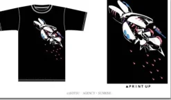 Qubeley Flying T-Shirt Black S