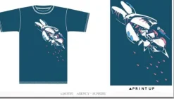 Qubeley Flying T-Shirt Denim L