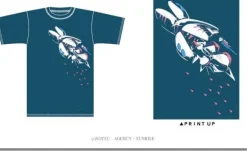 Qubeley Flying T-Shirt Denim M
