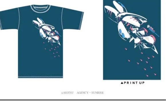 Qubeley Flying T-Shirt Denim XL