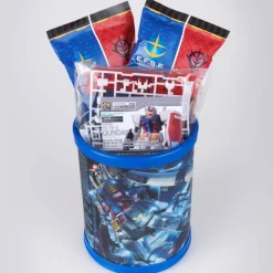 Round Box with Gunpla (ENTRY GRADE 1/144 RX-78-2) Metallic Blue Color