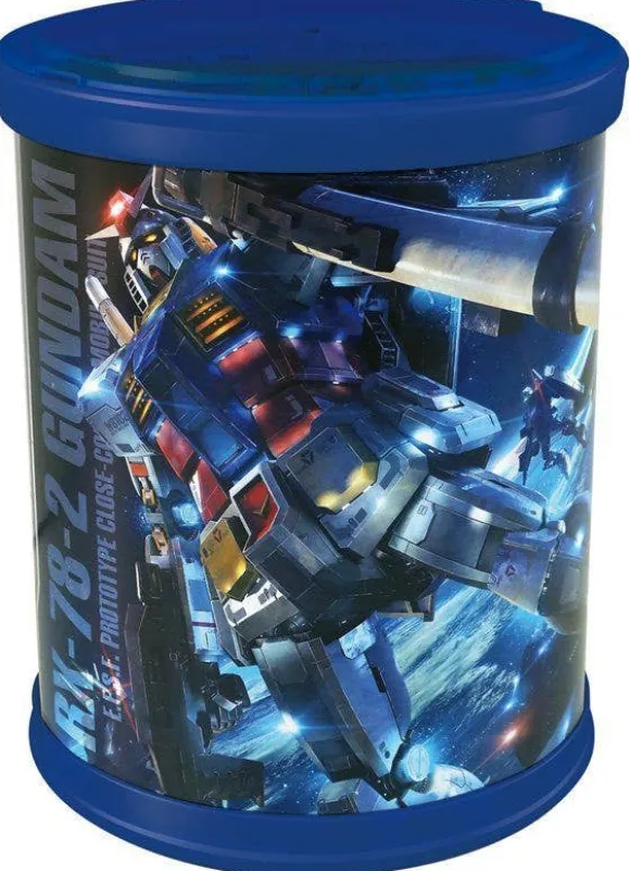 Round Box with Gunpla (ENTRY GRADE 1/144 RX-78-2) Metallic Blue Color