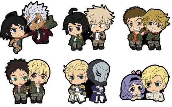 Rubber Mascot Buddy Collection Gundam Iron-Blooded Orphans Karera no Ashiato: 1Box (6pcs)
