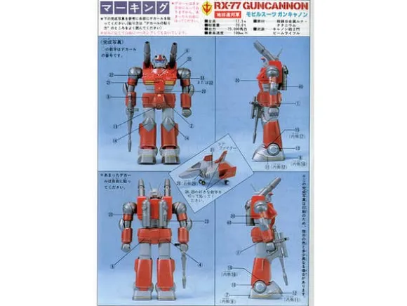 1/100 RX-77 Guncannon Real Type