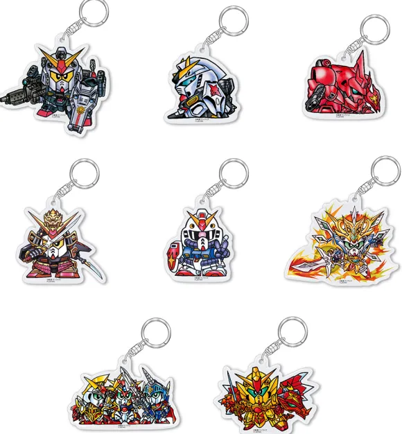 SD Gundam: Acrylic Keychain Vol.2: 1Box (8pcs)