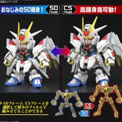 SD Gundam Cross Silhouette Mighty Strike Freedom Gundam (Mobile Suit Gundam SEED Freedom)