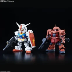 SD Gundam Cross Silhouette RX-78-2 Gundam & Char's Zaku II
