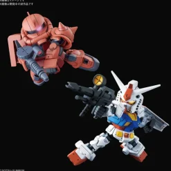 SD Gundam Cross Silhouette RX-78-2 Gundam & Char's Zaku II