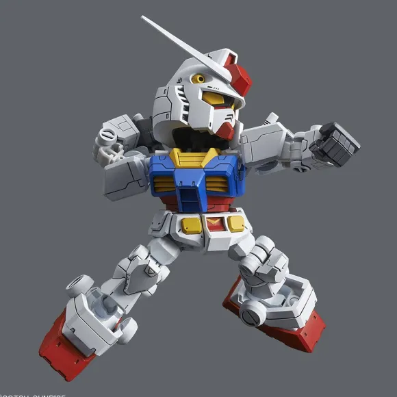 SD Gundam Cross Silhouette RX-78-2 Gundam & Cross Silhouette Frame Set