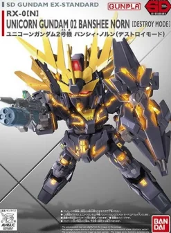 SD Gundam EX Standard Unicorn Gundam 2 Banshee Norn