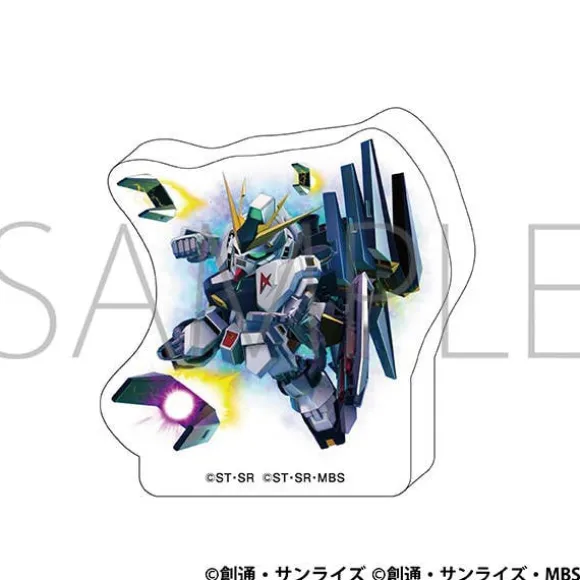 SD Gundam G Generation Eternal: Round Acrylic Figure / Nu Gundam (EX)