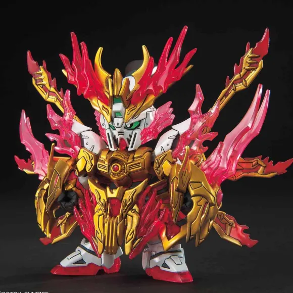 SD Sangoku Soketsuden Flame Emperor Zhang Fei God Gundam
