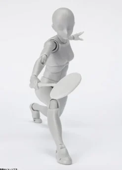 S.H.Figuarts Body-chan -Sports- Edition DX SET (Gray Color Ver.)