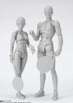 S.H.Figuarts Body-chan -Sports- Edition DX SET (Gray Color Ver.)