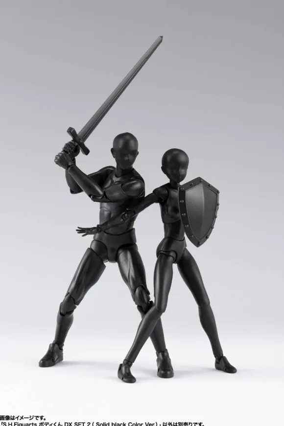 S.H.Figuarts Body-kun DX Set 2 (Solid Black Color Ver.)