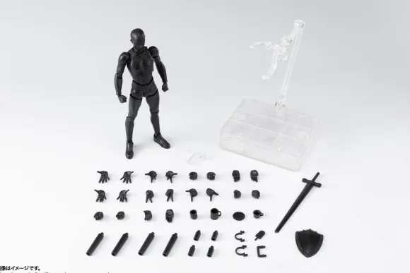 S.H.Figuarts Body-kun DX Set 2 (Solid Black Color Ver.)