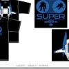 Super Gundam T-Shirt Black L