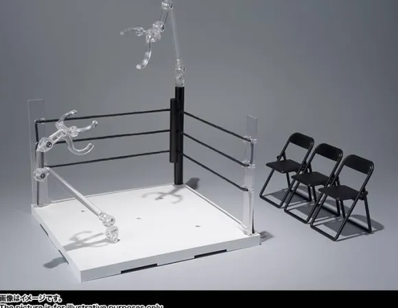 Tamashii STAGE ACT. Ring Corner Neutral Corner & Pipe Chair Set