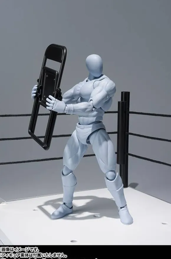 Tamashii STAGE ACT. Ring Corner Neutral Corner & Pipe Chair Set