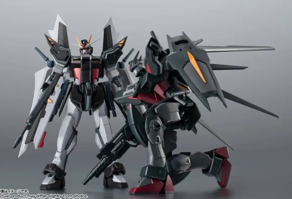 The Robot Spirits (SIDE MS) GAT-X105E + AQM/E-X09S Strike Noir Gundam ver. A.N.I.M.E.