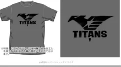 Titans Army T-Shirt Used Charcoal S