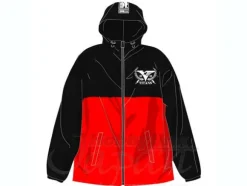 Titans Hooded Wind Breaker Black x Red M