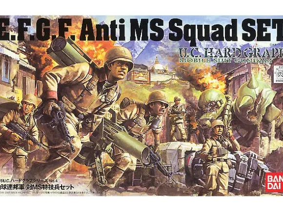 1/35 U.C. Hard Graph E.F.G.F. Anti MS Squad Set