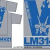 V2 Gundam T-Shirt L. Gray M