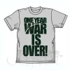 War Is Over T-Shirt Light Gray M