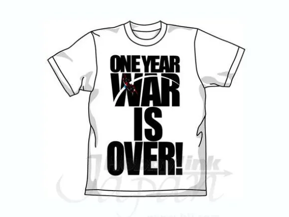 War Is Over T-Shirt White L