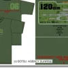 Zaku Machine Gun T-Shirt Moss L