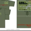 Zaku Machine Gun T-Shirt Moss XL