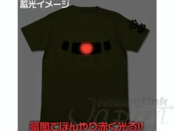 Zaku Mono-Eye Luminous T-Shirt Moss L