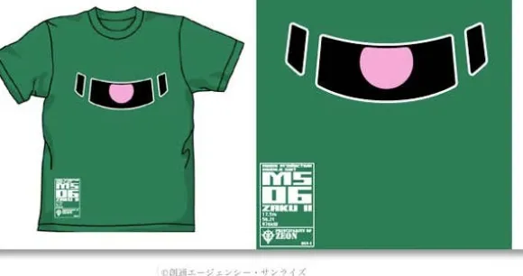 Zaku Mono-Eye 06 T-Shirt Green M