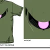 Zaku Mono-Eye 04 T-Shirt Moss S