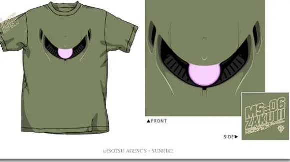 Zaku Mono-Eye 04 T-Shirt Moss XL