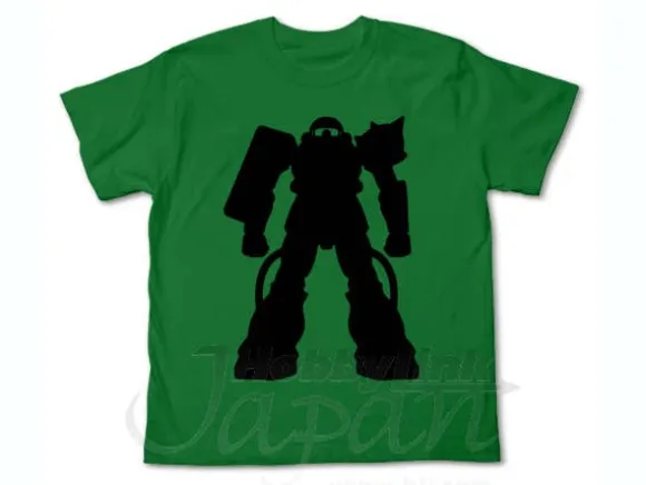 Zaku Silhouette T-Shirt Green XL