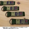Zeon Blood Type PVC Key Chain B+