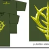 Zeon C T-Shirt Moss L