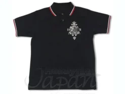 Zeon Defense Force Polo Shirt Black x Red M
