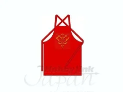 Zeon Emblem Apron Red Free Size