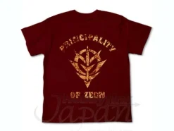 Zeon Faded Print T-Shirt Burgundy L