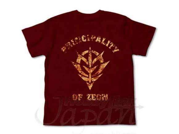 Zeon Faded Print T-Shirt Burgundy M