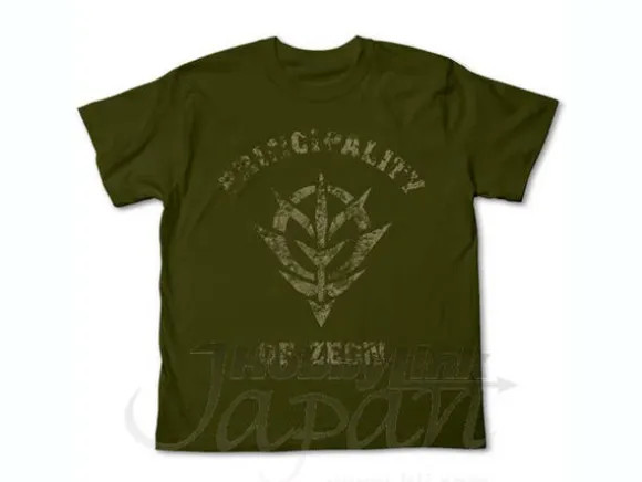 Zeon Faded Print T-Shirt Moss M