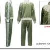 Zeon Jersey Suit Moss Green L