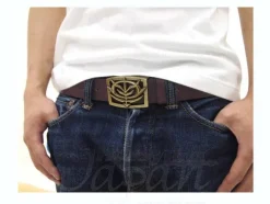 Zeon Mark Relief Belt Brown