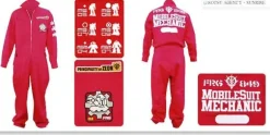 Zeon Mechanic Jumpsuit Red L