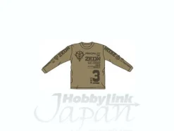 Zeon Military Long Sleeve T S Khaki M