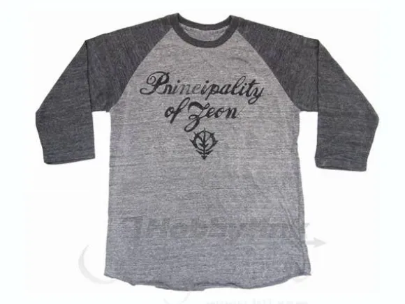 Zeon Raglan T-Shirt Heather Gray x Dark Gray L